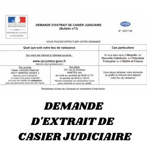 Extrait judiciaire